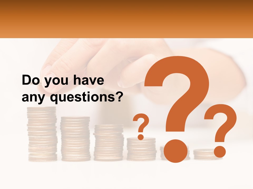 A Person Placing A Coin On Top Of A Stack Of Coins PowerPoint Template