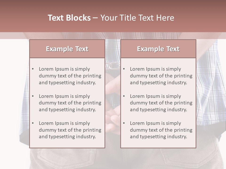 A Man Holding His Hands In Handcuffs Powerpoint Template PowerPoint Template
