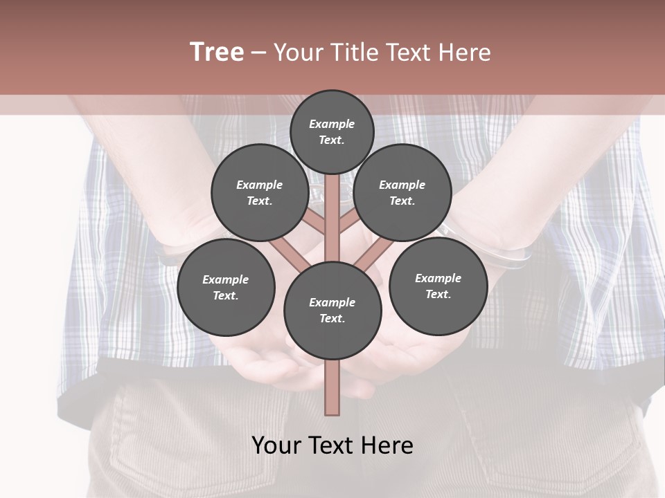 A Man Holding His Hands In Handcuffs Powerpoint Template PowerPoint Template