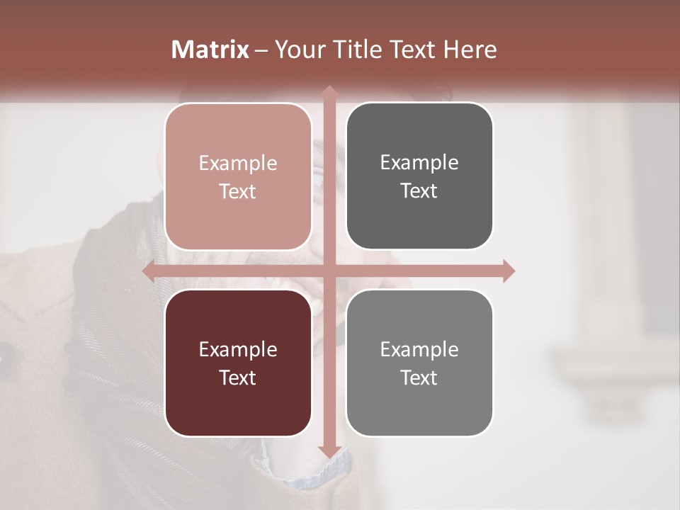 A Man Smiling While Talking On A Cell Phone PowerPoint Template
