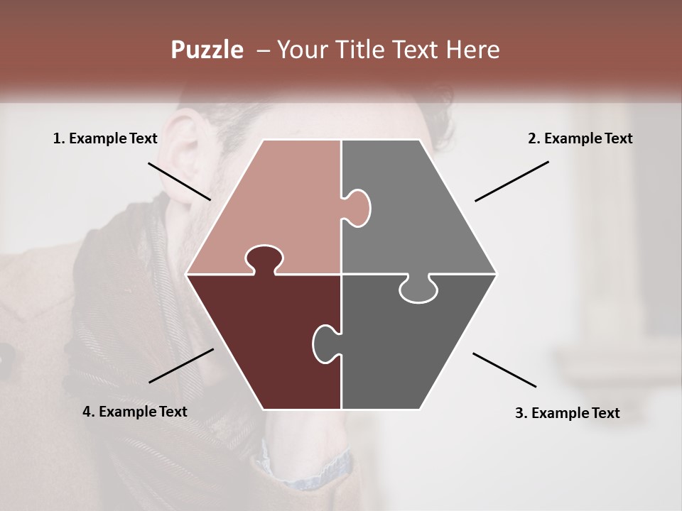 A Man Smiling While Talking On A Cell Phone PowerPoint Template