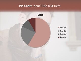 A Man Smiling While Talking On A Cell Phone PowerPoint Template