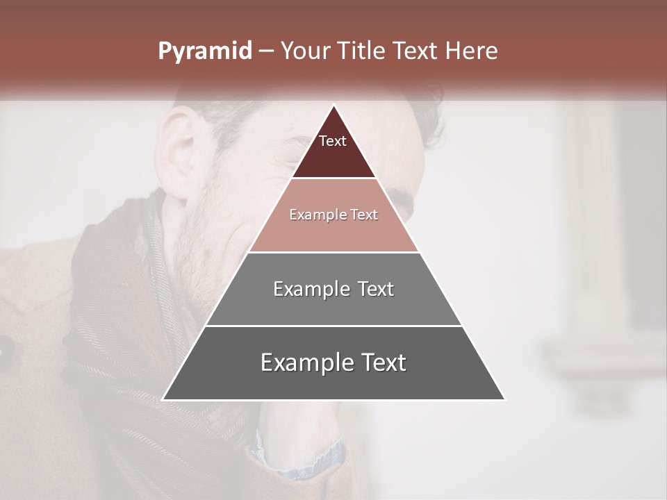 A Man Smiling While Talking On A Cell Phone PowerPoint Template