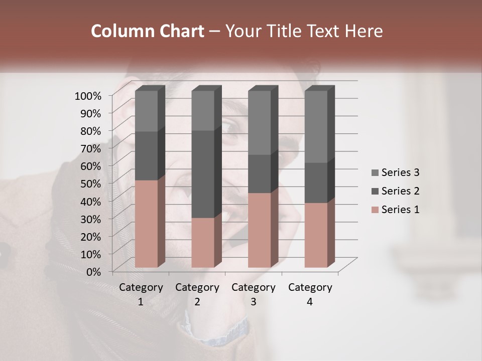A Man Smiling While Talking On A Cell Phone PowerPoint Template