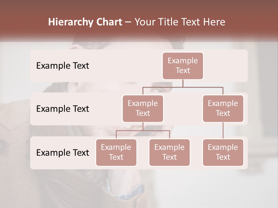 A Man Smiling While Talking On A Cell Phone PowerPoint Template