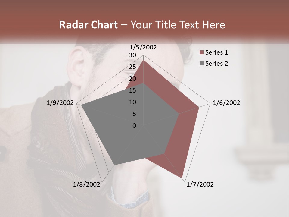 A Man Smiling While Talking On A Cell Phone PowerPoint Template