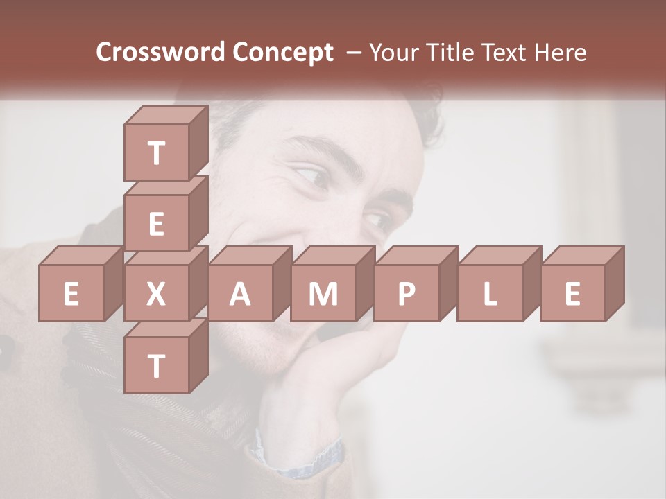 A Man Smiling While Talking On A Cell Phone PowerPoint Template