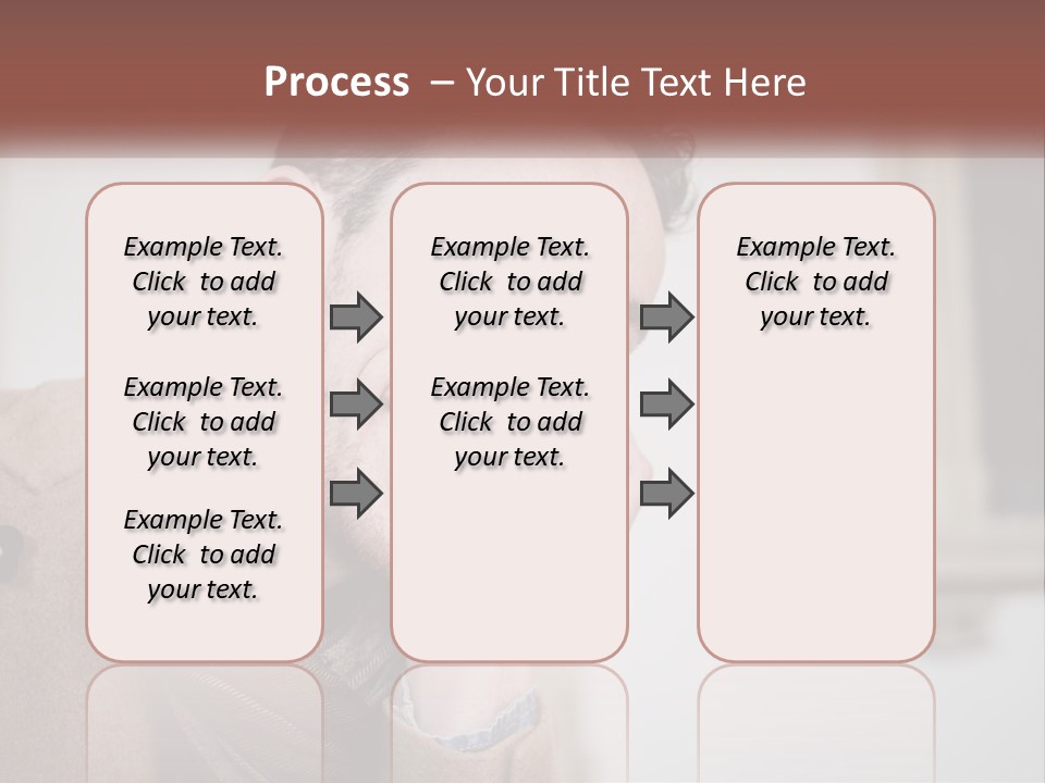 A Man Smiling While Talking On A Cell Phone PowerPoint Template