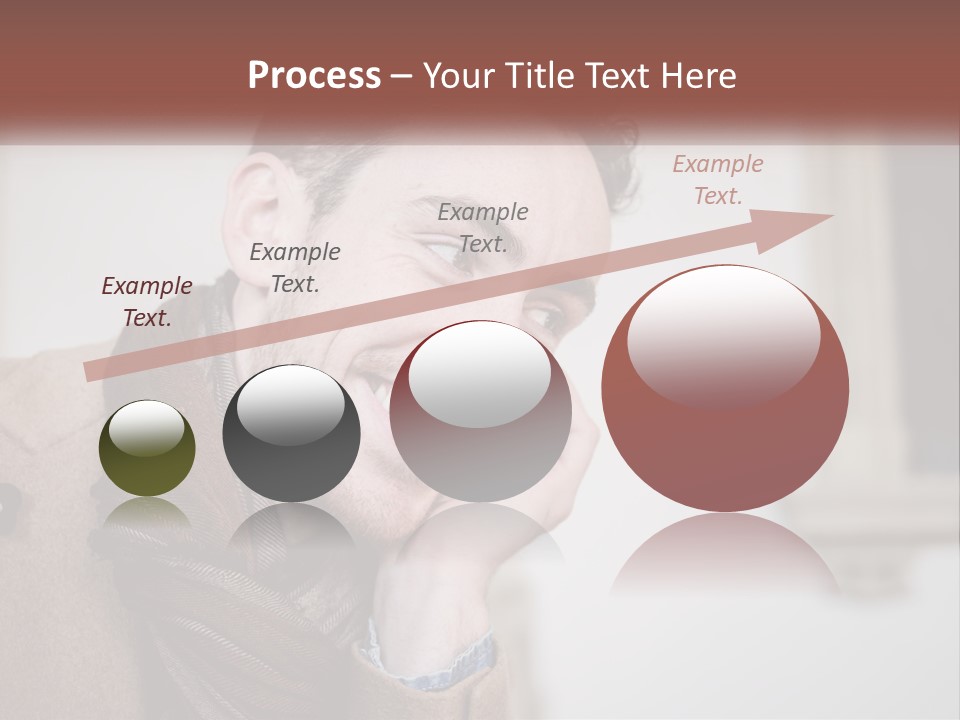 A Man Smiling While Talking On A Cell Phone PowerPoint Template