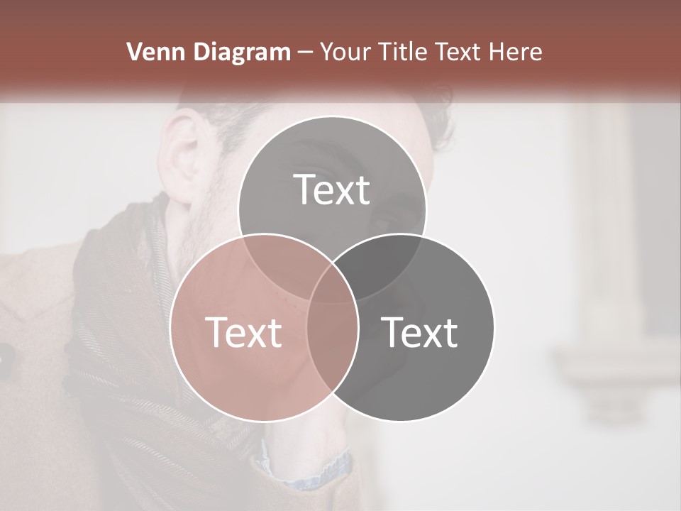 A Man Smiling While Talking On A Cell Phone PowerPoint Template