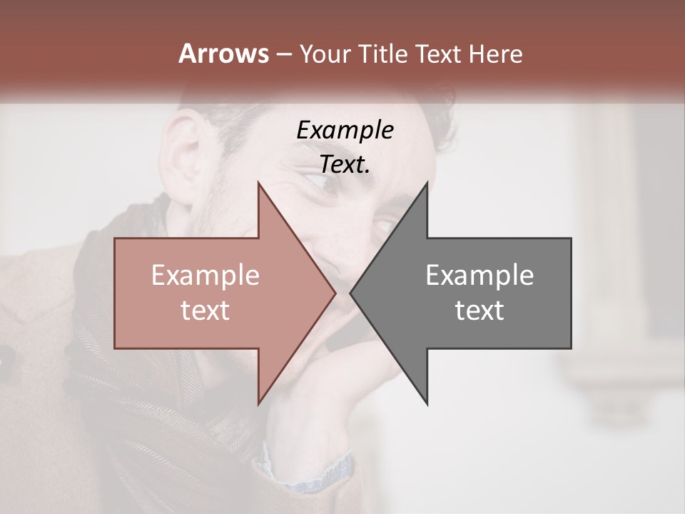 A Man Smiling While Talking On A Cell Phone PowerPoint Template