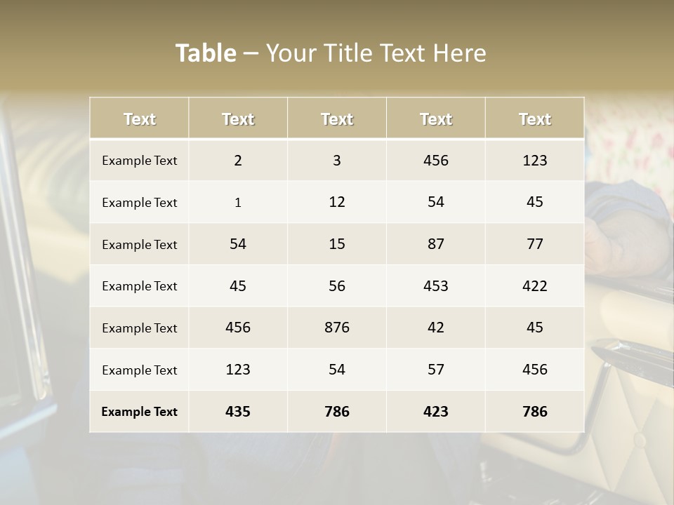 A Man With A Stethoscope In His Hand Leaning Out Of A Car PowerPoint Template