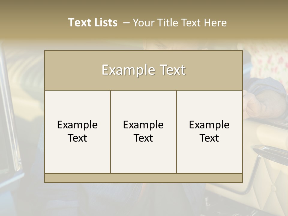 A Man With A Stethoscope In His Hand Leaning Out Of A Car PowerPoint Template