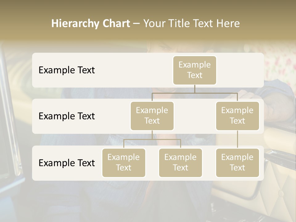 A Man With A Stethoscope In His Hand Leaning Out Of A Car PowerPoint Template