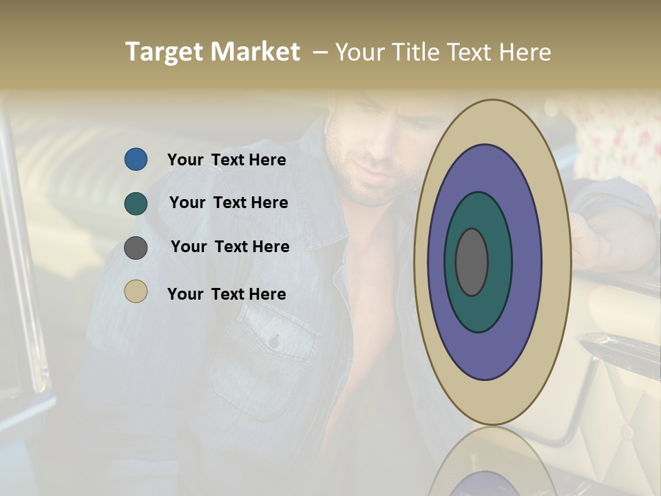 A Man With A Stethoscope In His Hand Leaning Out Of A Car PowerPoint Template