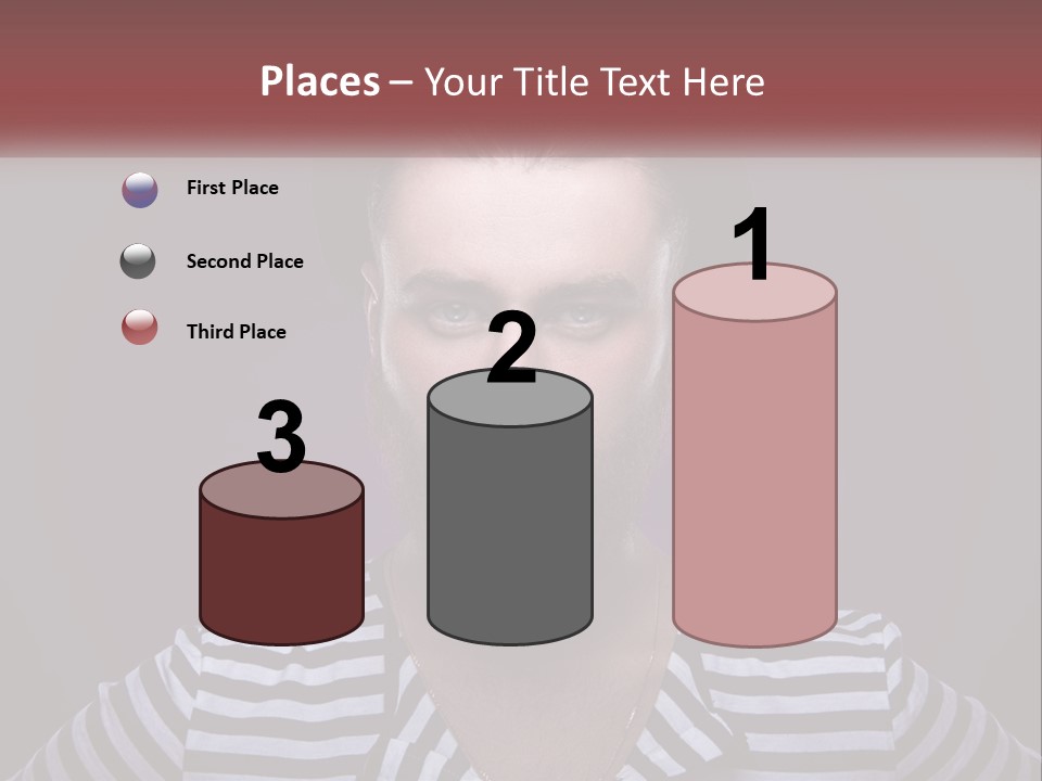 A Man With A Beard Wearing A Hat PowerPoint Template