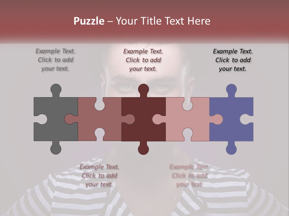 A Man With A Beard Wearing A Hat PowerPoint Template