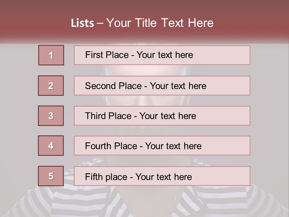 A Man With A Beard Wearing A Hat PowerPoint Template