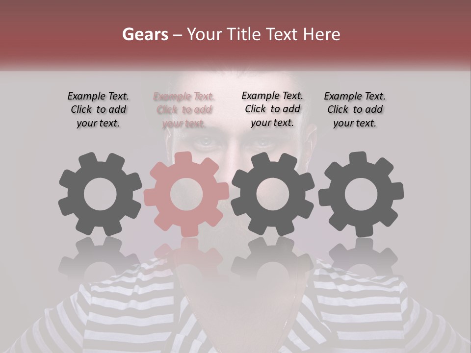 A Man With A Beard Wearing A Hat PowerPoint Template