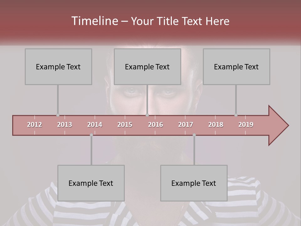 A Man With A Beard Wearing A Hat PowerPoint Template