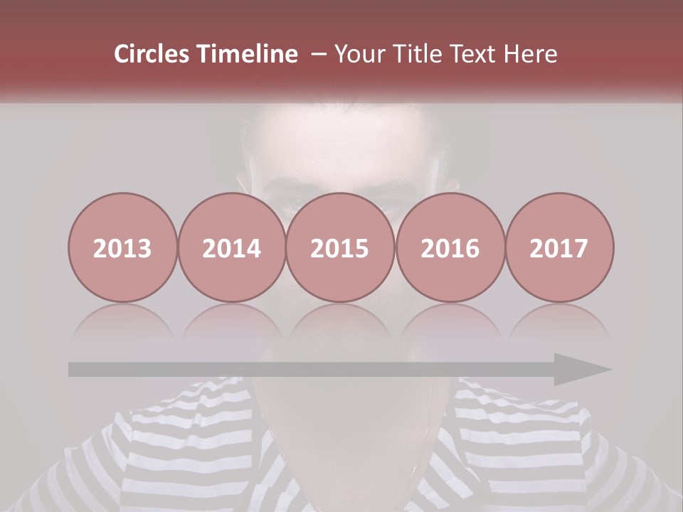 A Man With A Beard Wearing A Hat PowerPoint Template