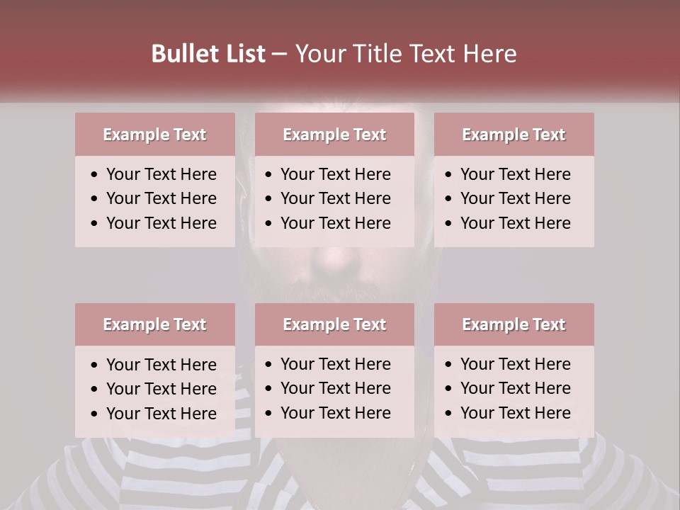 A Man With A Beard Wearing A Hat PowerPoint Template