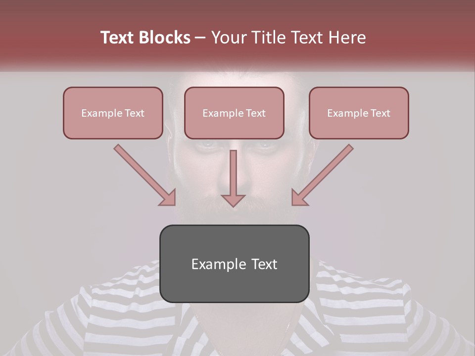 A Man With A Beard Wearing A Hat PowerPoint Template