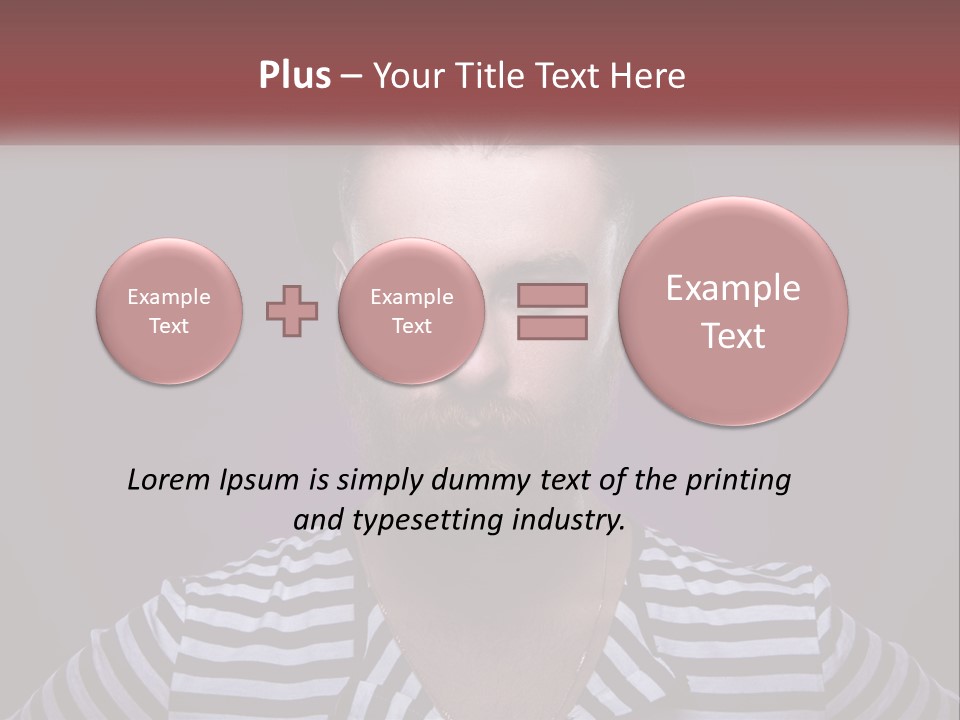 A Man With A Beard Wearing A Hat PowerPoint Template