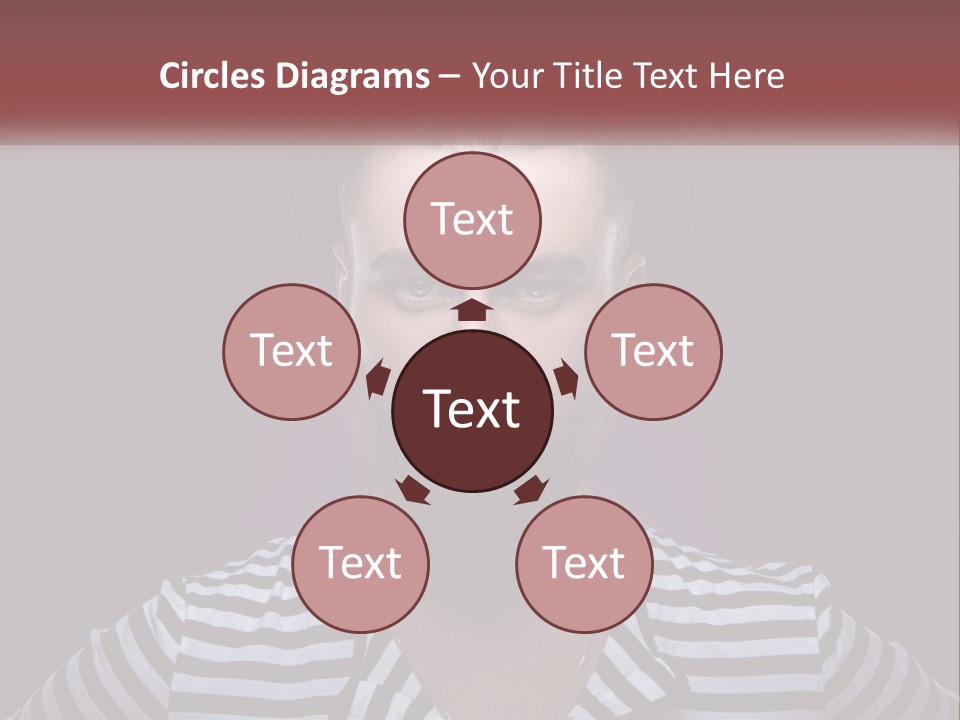 A Man With A Beard Wearing A Hat PowerPoint Template