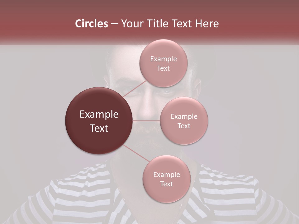 A Man With A Beard Wearing A Hat PowerPoint Template