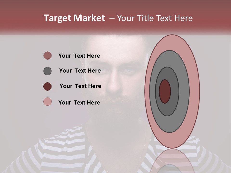 A Man With A Beard Wearing A Hat PowerPoint Template