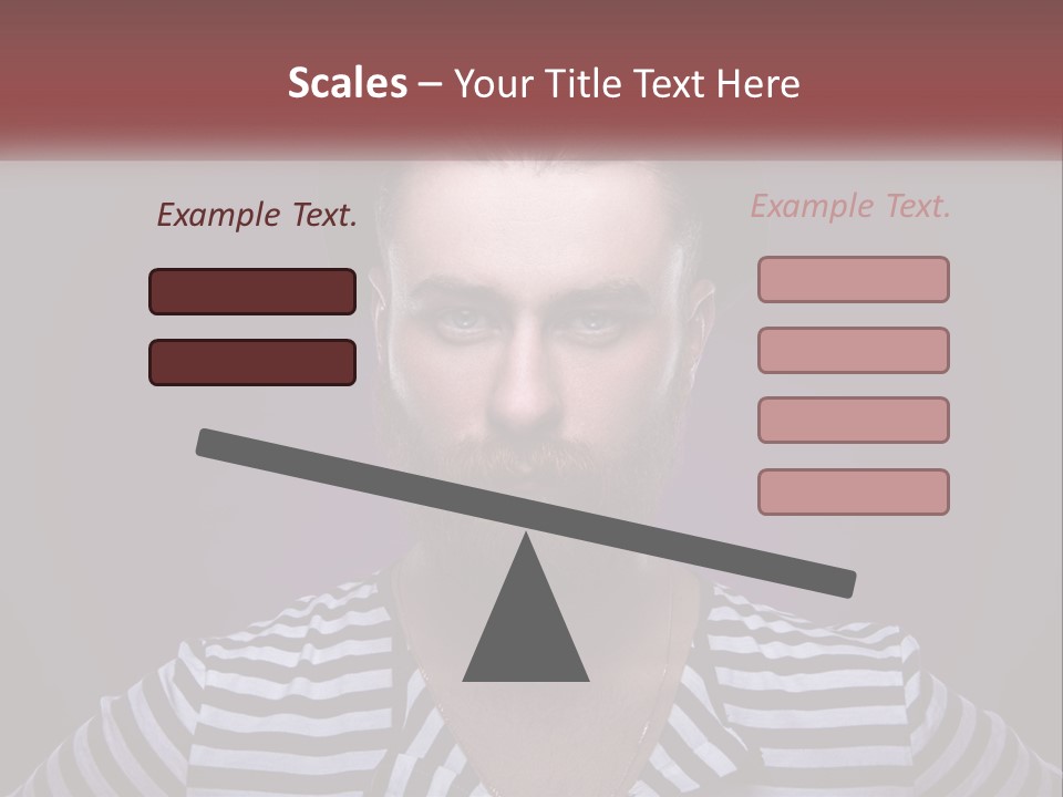 A Man With A Beard Wearing A Hat PowerPoint Template