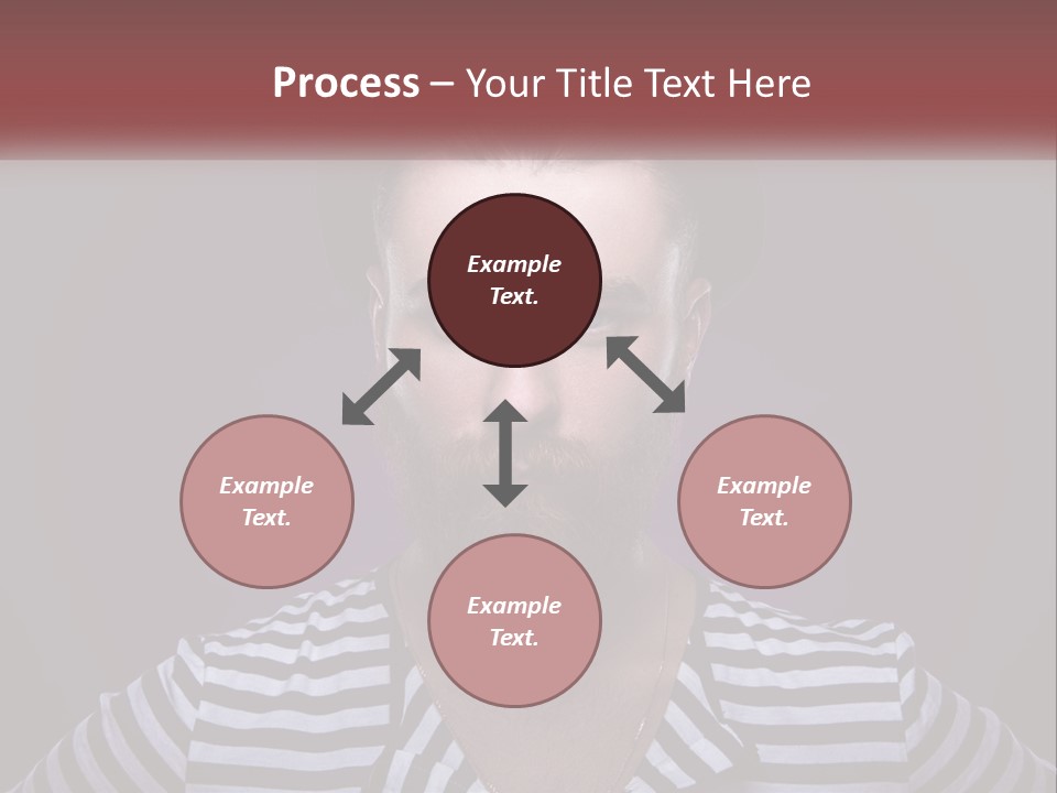 A Man With A Beard Wearing A Hat PowerPoint Template