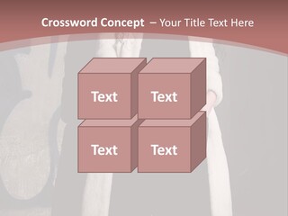 A Man Standing In Front Of A Wall With Graffiti On It PowerPoint Template