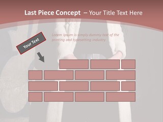 A Man Standing In Front Of A Wall With Graffiti On It PowerPoint Template