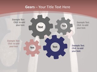 A Man Standing In Front Of A Wall With Graffiti On It PowerPoint Template