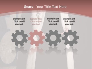 A Man Standing In Front Of A Wall With Graffiti On It PowerPoint Template