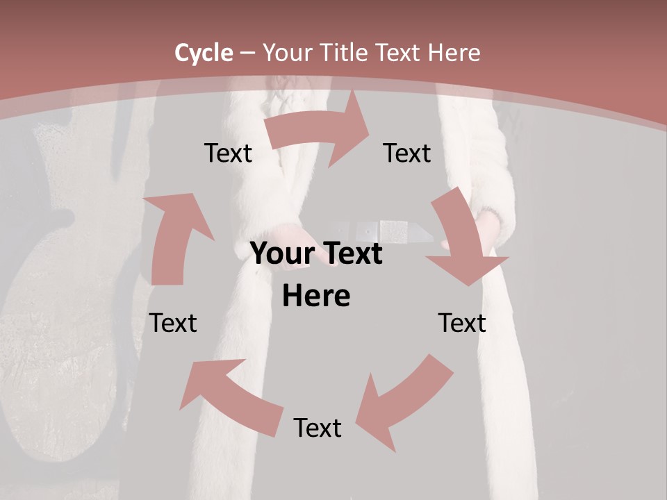 A Man Standing In Front Of A Wall With Graffiti On It PowerPoint Template