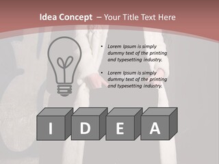 A Man Standing In Front Of A Wall With Graffiti On It PowerPoint Template