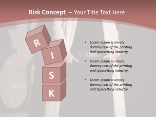 A Man Standing In Front Of A Wall With Graffiti On It PowerPoint Template