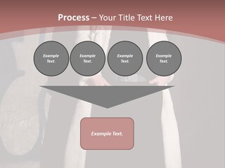 A Man Standing In Front Of A Wall With Graffiti On It PowerPoint Template