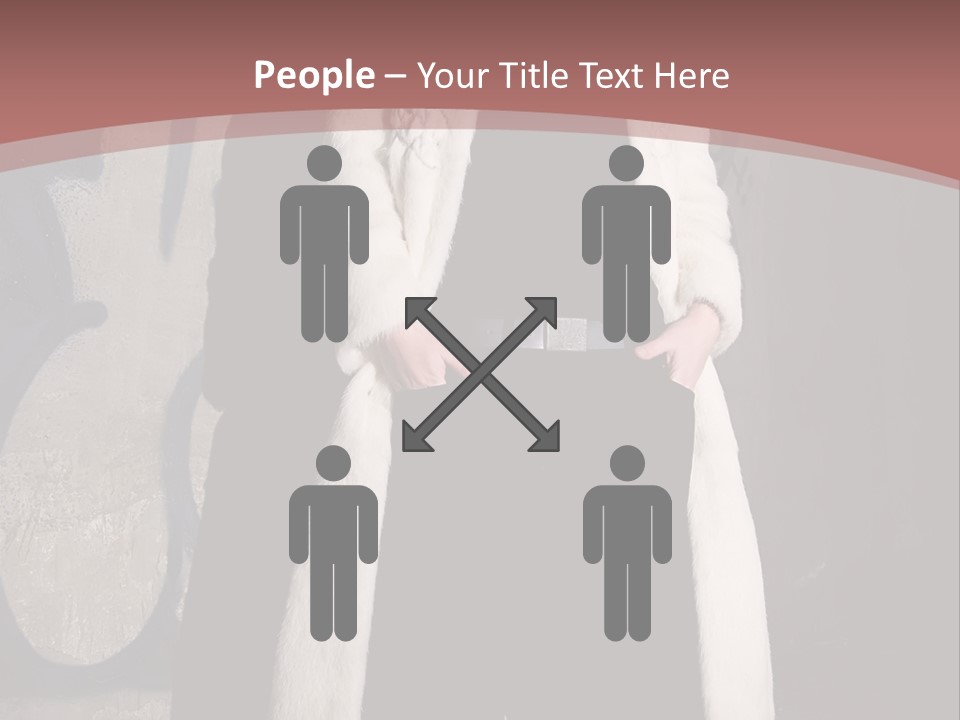 A Man Standing In Front Of A Wall With Graffiti On It PowerPoint Template