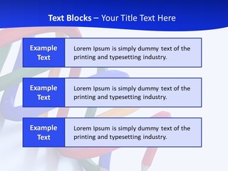 A 3D Image Of A Spiral Of Colored Pencils PowerPoint Template