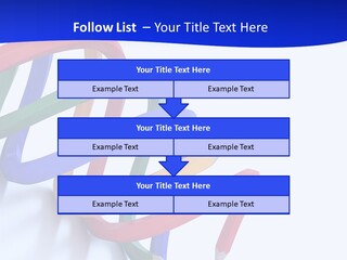 A 3D Image Of A Spiral Of Colored Pencils PowerPoint Template