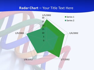 A 3D Image Of A Spiral Of Colored Pencils PowerPoint Template