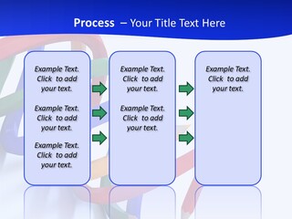 A 3D Image Of A Spiral Of Colored Pencils PowerPoint Template