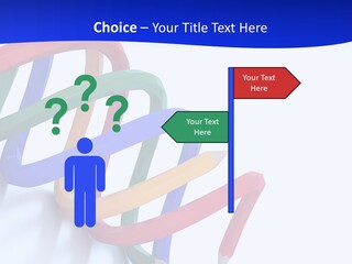 A 3D Image Of A Spiral Of Colored Pencils PowerPoint Template