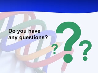 A 3D Image Of A Spiral Of Colored Pencils PowerPoint Template