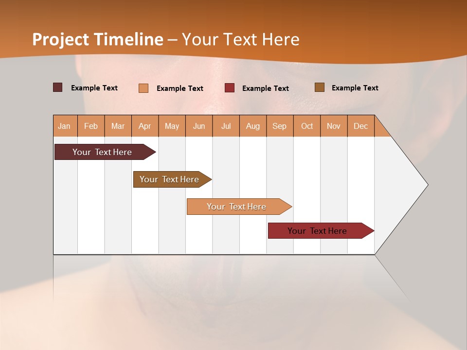 A Man With Blood All Over His Face PowerPoint Template