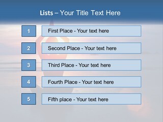 A Woman Doing Yoga On The Beach At Sunset PowerPoint Template